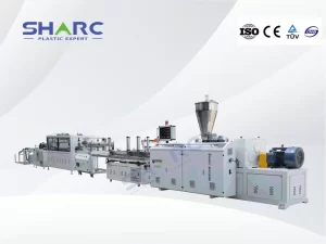 What is extrusion of PVC profiles | SHARC Plastic Profile Extrusion Line