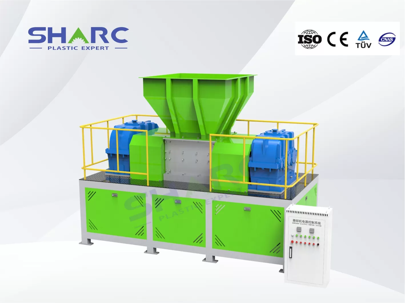 Double shaft shredder